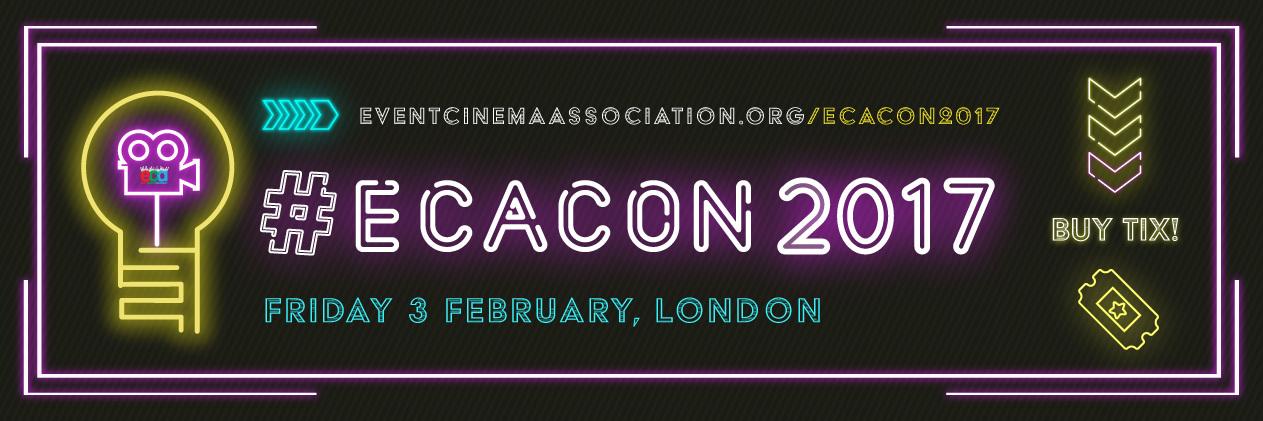 The Event Cinema Association 2017 Conference on Friday 3rd February.