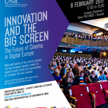 Innovation and the Big Screen conference at the European Parliament on 8 February 2017 | UNIC