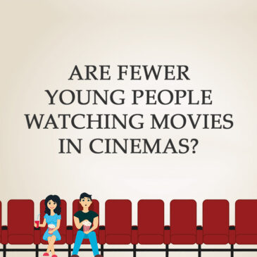 Are fewer young people watching movies in cinemas?