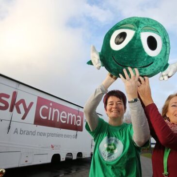 Sky Cinema bus brings Christmas joy and a serious message to Newcastle children – Chronicle Live