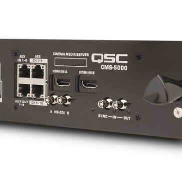 QSC Announces Q-SYS™ Ready CMS-5000 Cinema Media Server – News – QSC