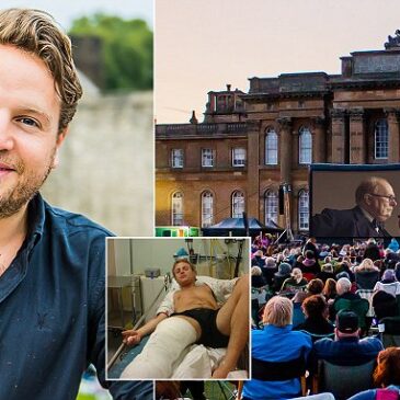 Former actor launched the UK’s first outdoor cinema from his hospital bed | Daily Mail Online