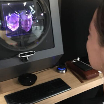 Holographic video conferencing system uses 5G network to connect users in 3D