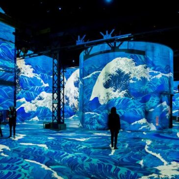 Immersed in art at L’Atelier des Lumieres in Paris