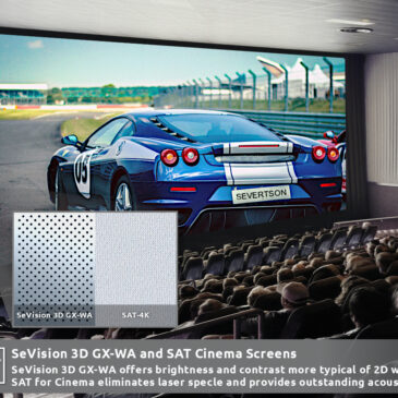 Severtson Screens Showcases Next Generation  SAT-4K Cinema Screens & New Enhanced Cinema  Screen Coating During ShowEast 2019