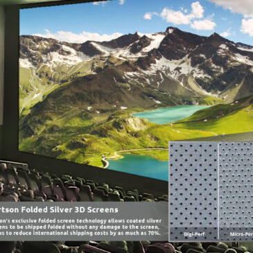 Severtson Exhibits Popular Options for Folded  Cinema Projection Screens at 2020 CinemaCom